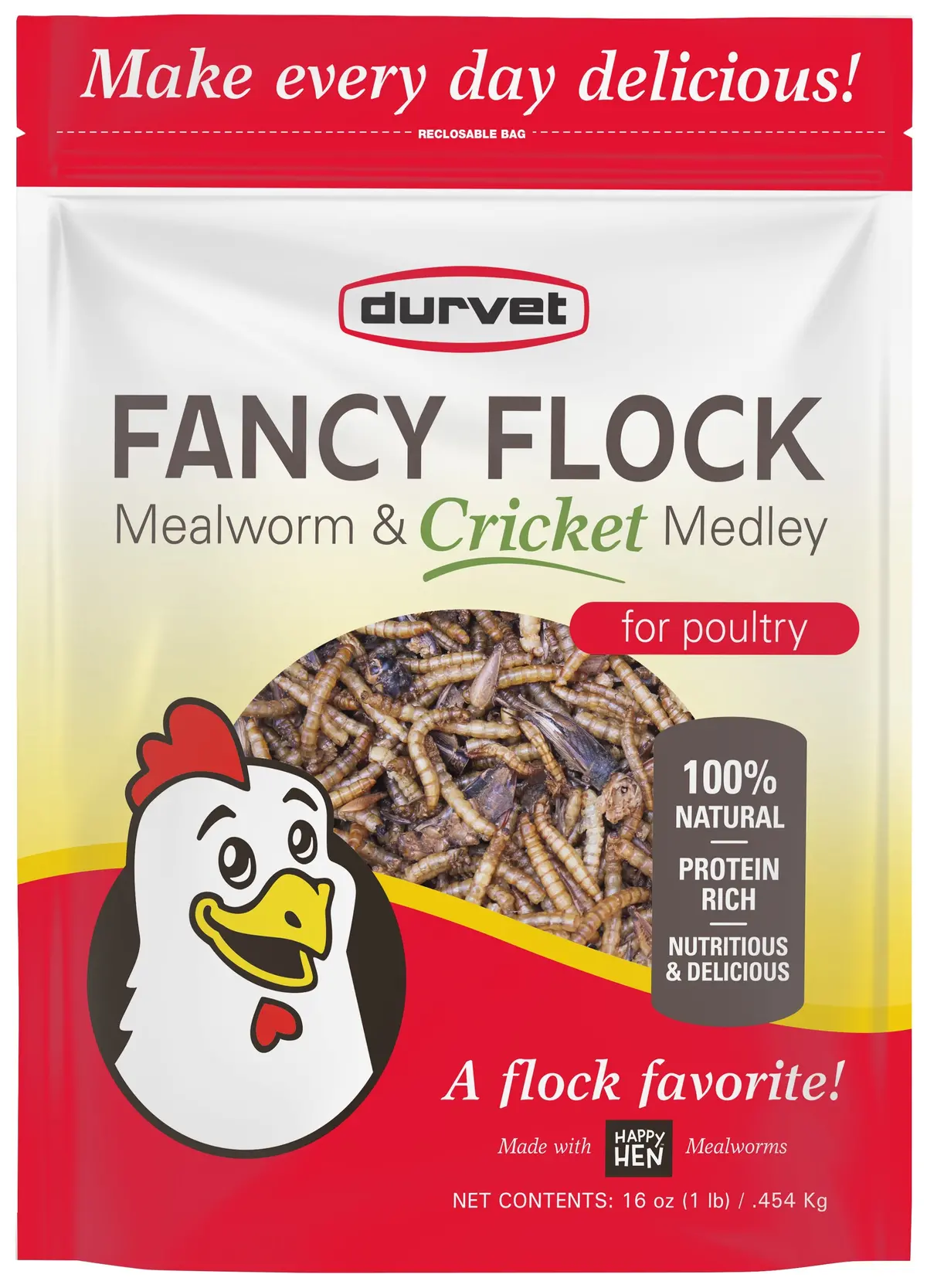Durvet Fancy Flock™ Mealworm & Cricket Blend 1