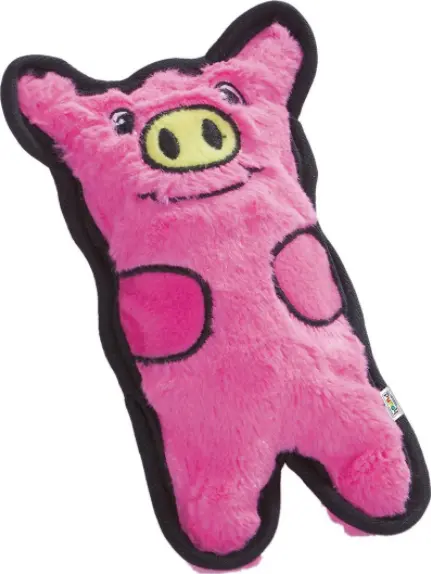 Outward Hound Invincible Minis Stuffingless Piggy Dog Toy 1