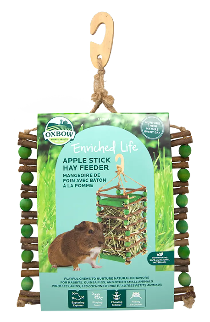 Oxbow Enriched Life - Apple Stick Hay Feeder 1