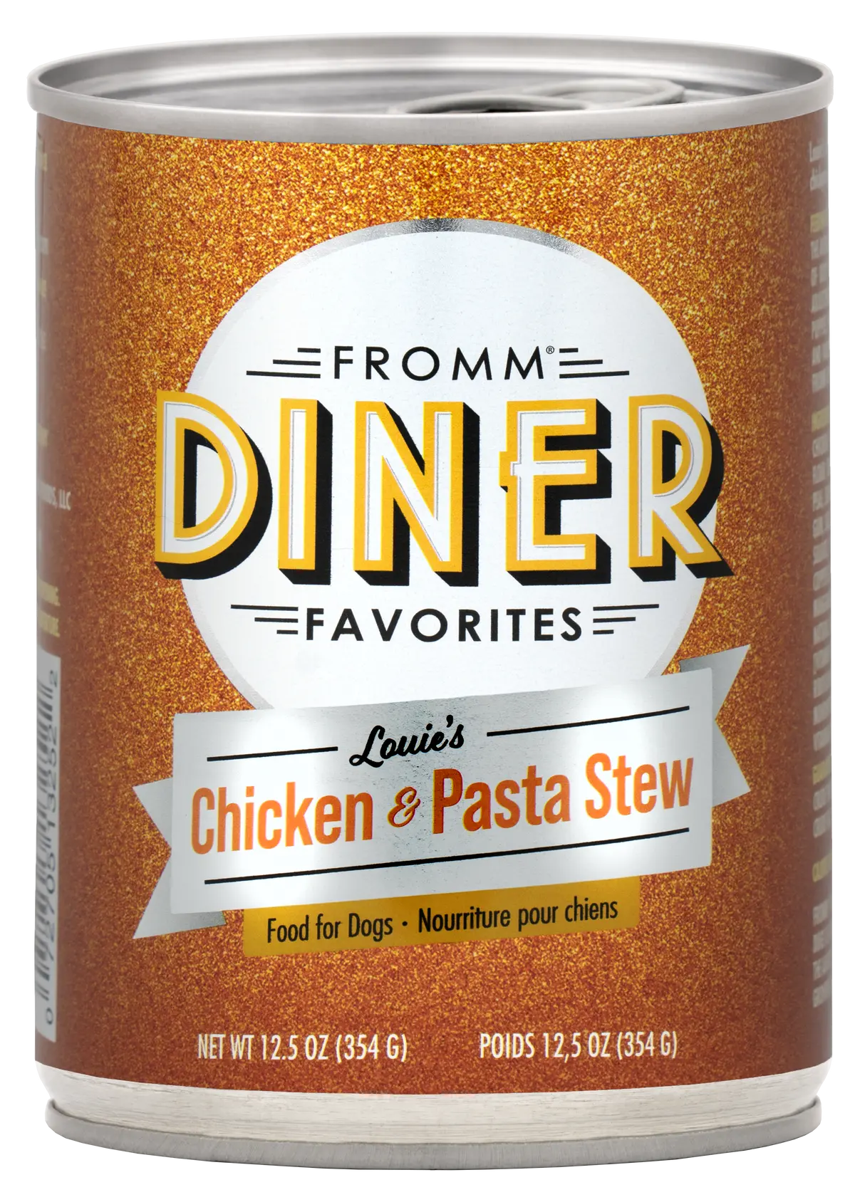 Fromm Diner Favorites Louie's Chicken & Pasta Stew Dog Food 1