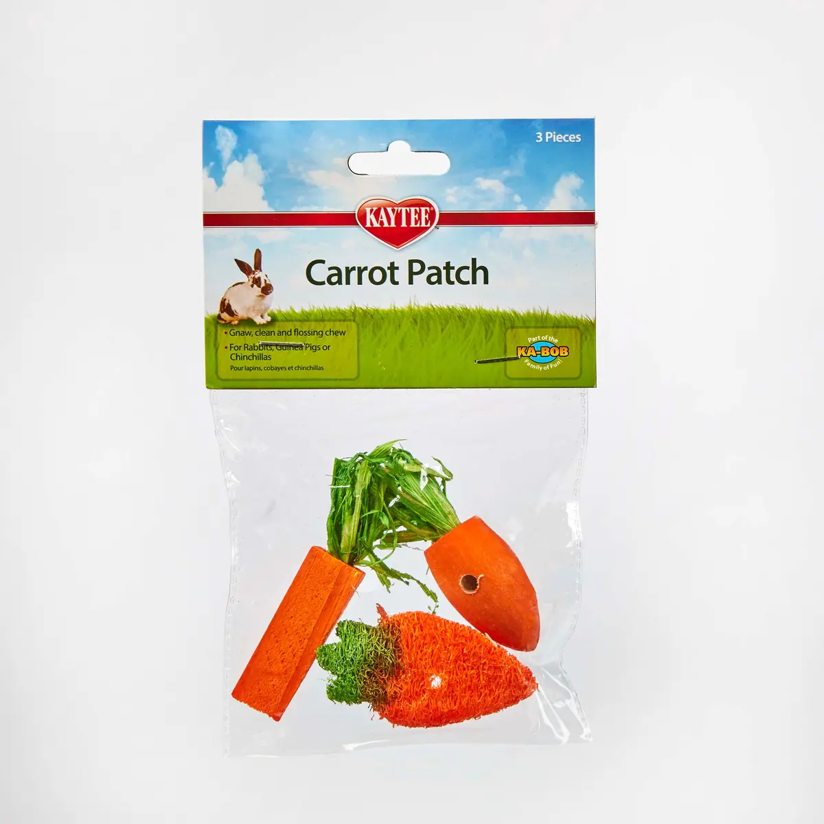 Kaytee Chew Toy Carrot Patch 1