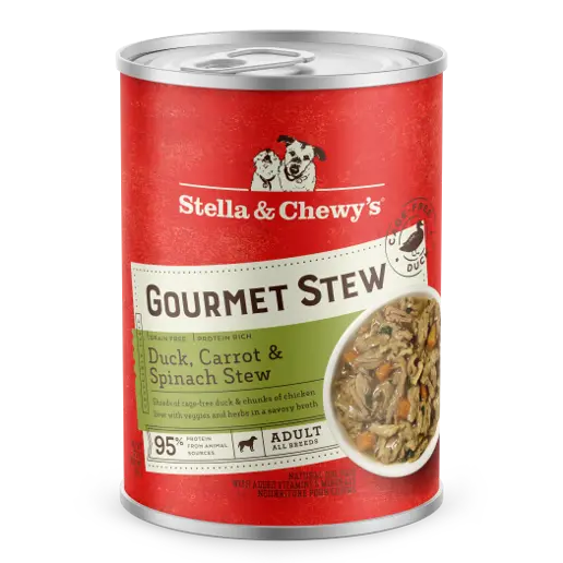 Stella & Chewy's Dog Gourmet Stew Duck, Carrot & Spinach Stew 1