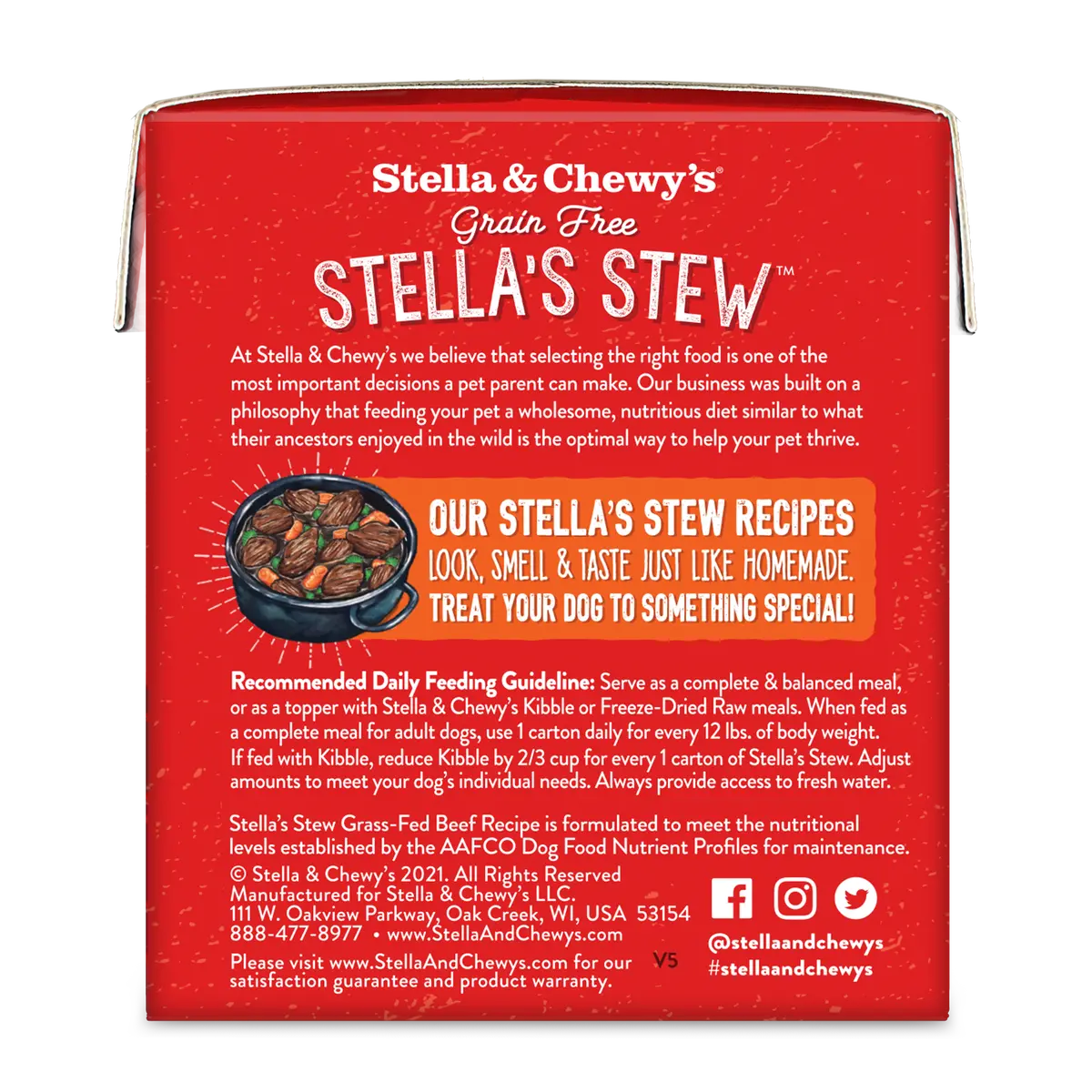 Stella & Chewy's Stella's Stew Grass Fed Beef Recipe 2