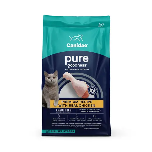 Canidae Pure Grain Free Limited Ingredient Chicken Dry Cat Food, 1