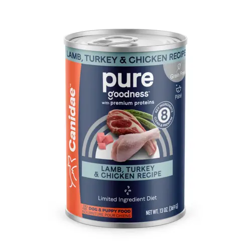 Canidae Pure Grain Free Limited Ingredient  Lamb, Turkey And Chicken Wet Dog Food 1