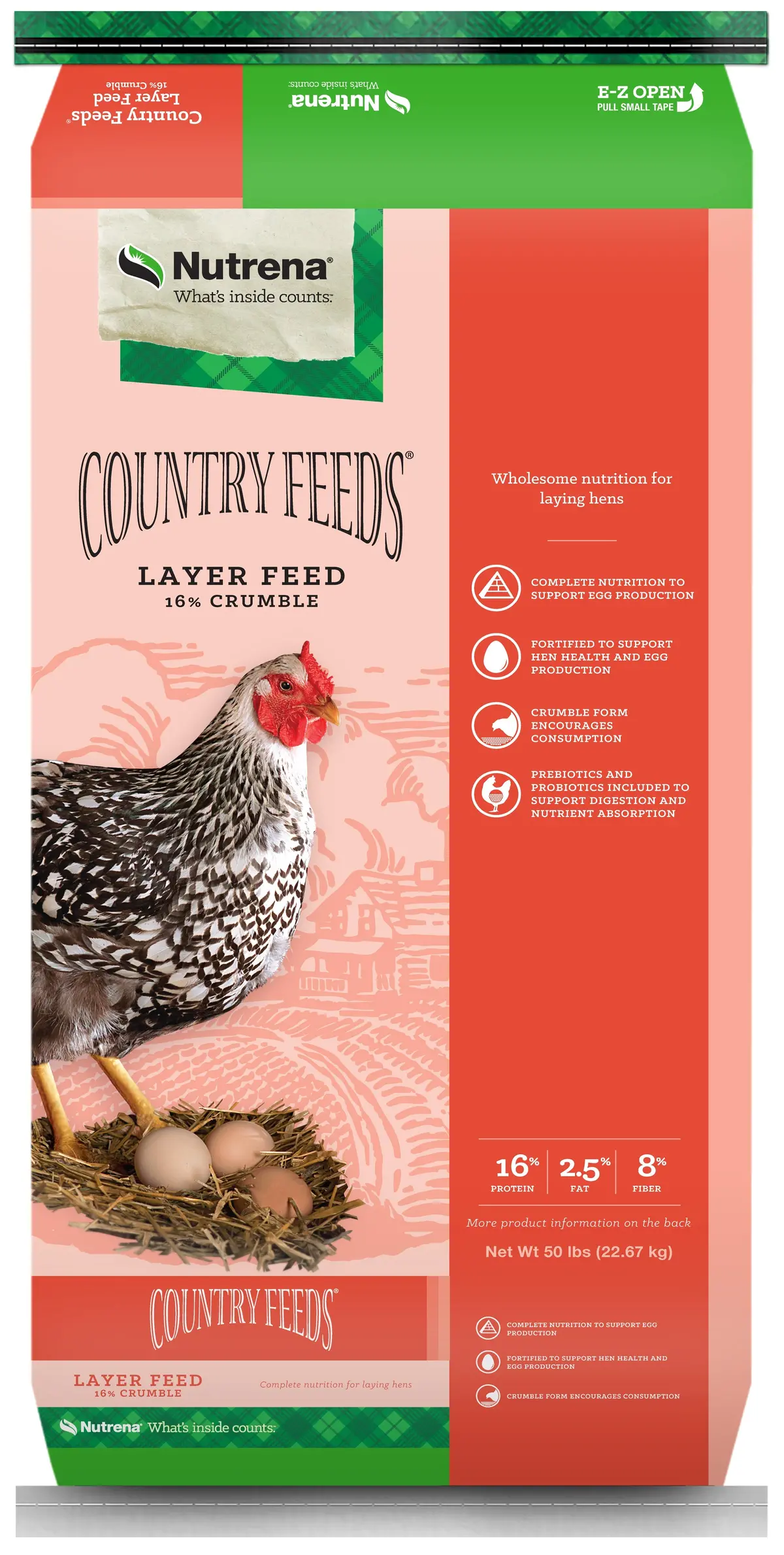 Nutrena® Country Feeds® Layer 16% Crumble 1