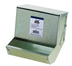 Pet Lodge Metal Small Animal Feeder With Lid 1