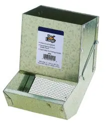 Pet Lodge Metal Small Animal Feeder With Sifter Bottom 1