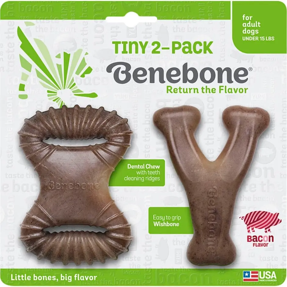 Benebone Dental Chew & Wishbone Dog Chew Toy 1