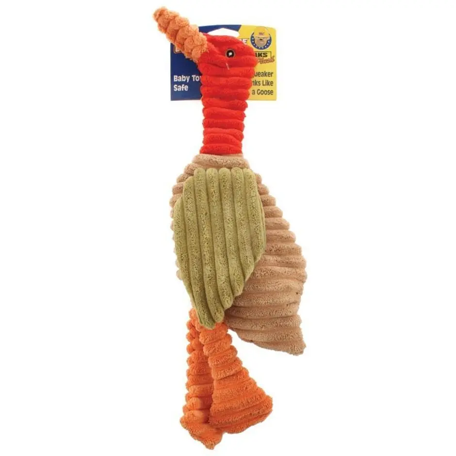 Petsport Tuff Squeaks Unstuffed Goose 1