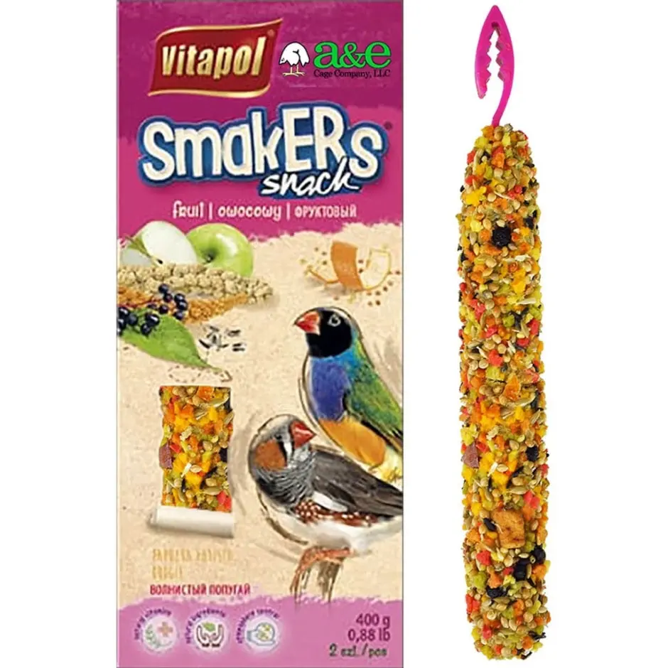 A&E Treat Stick Zebra Finch Twin Pack 2
