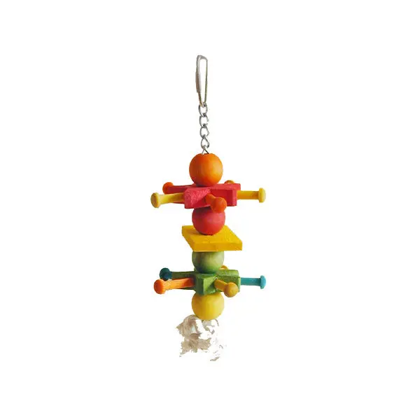 A&E Wooden Cowboy Spur Bird Toy 1