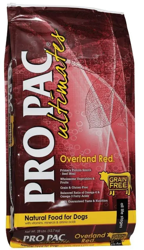Pro Pac Grain Free Ultimates Overland Red Dry Dog Food 1