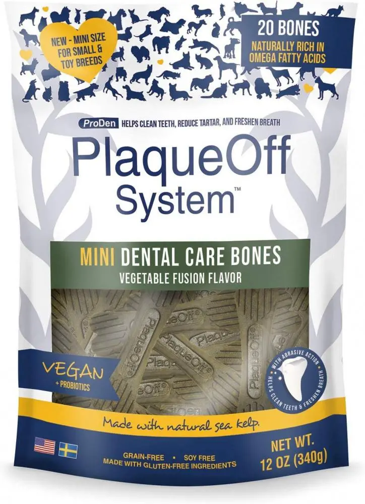 Proden Plaqueoff Mini Dental Vegetable Fusion Bones For Small Breed Dogs 1