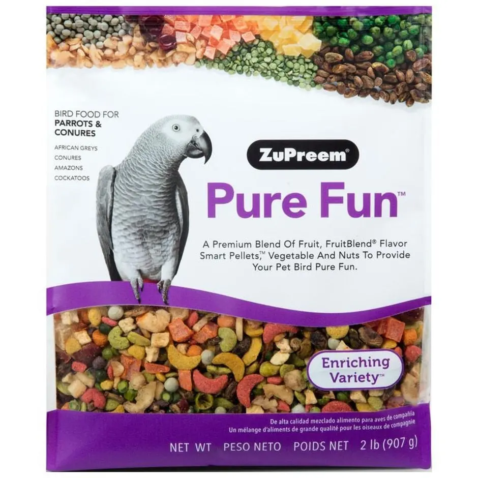 Pure Fun Bird Food For Parrots & Conures 1