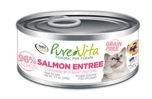 Nutrisource® Purevita™ Grain Free 96% Real Salmon Entree Canned Cat Food 1