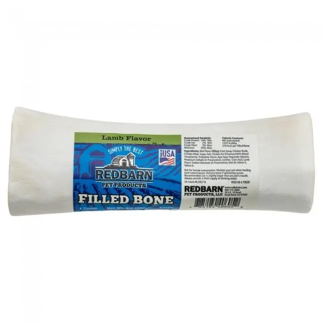 Redbarn Lamb Filled Bone For Dogs 1