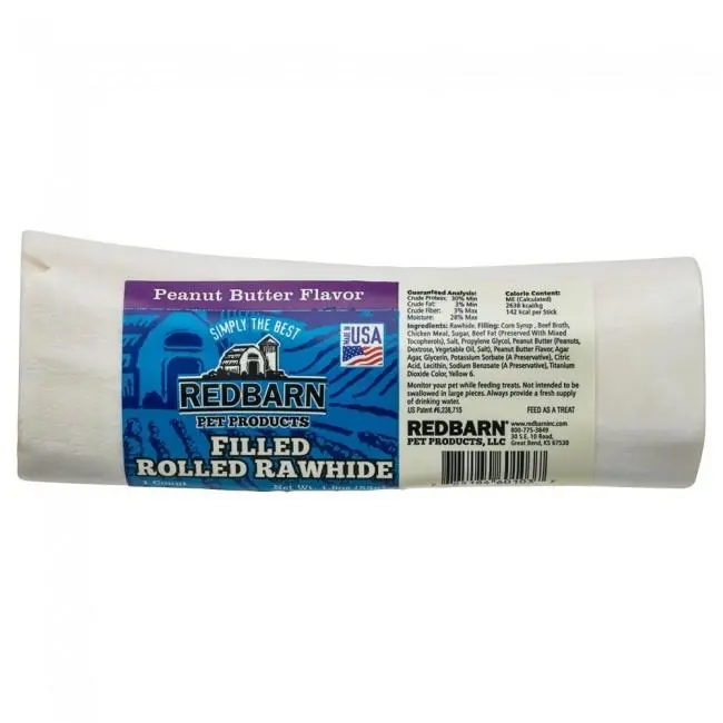 Redbarn Peanut Butter Filled Bone For Dogs 1