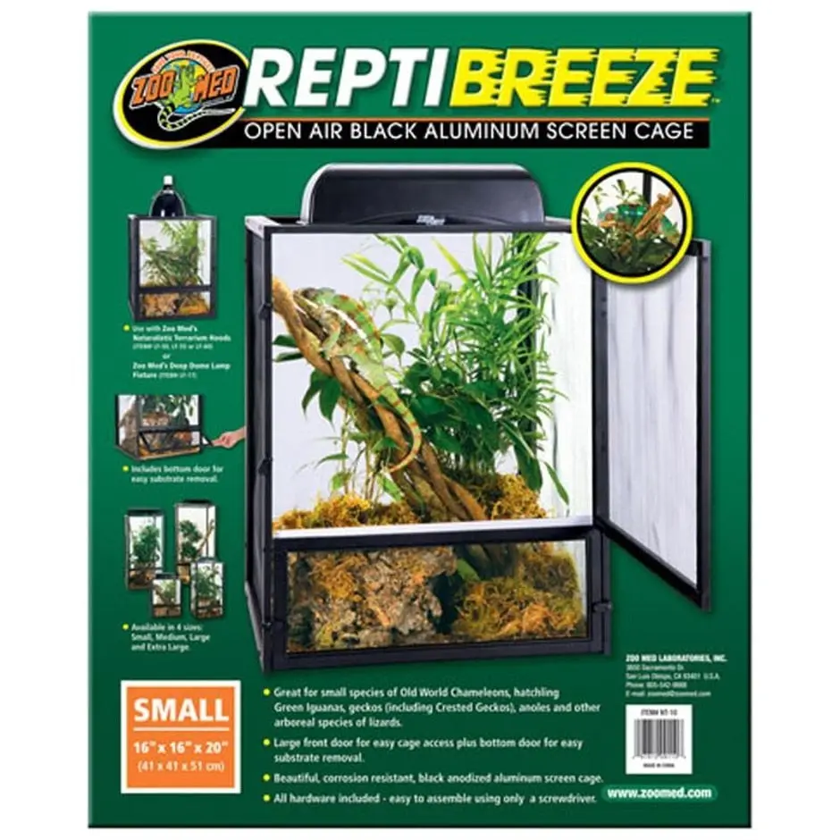 Reptibreeze Open Air Aluminum Screen Cage 1