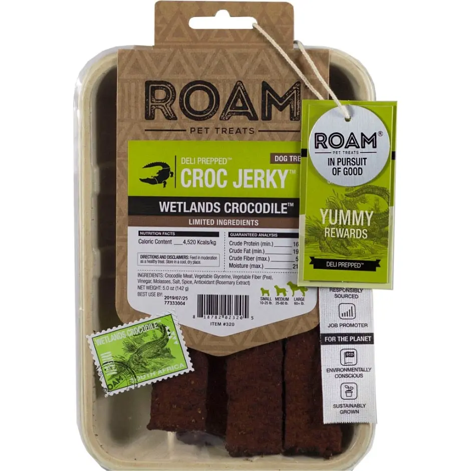Roam Croc Jerky Wetlands Crocodile Deli Prepped 1
