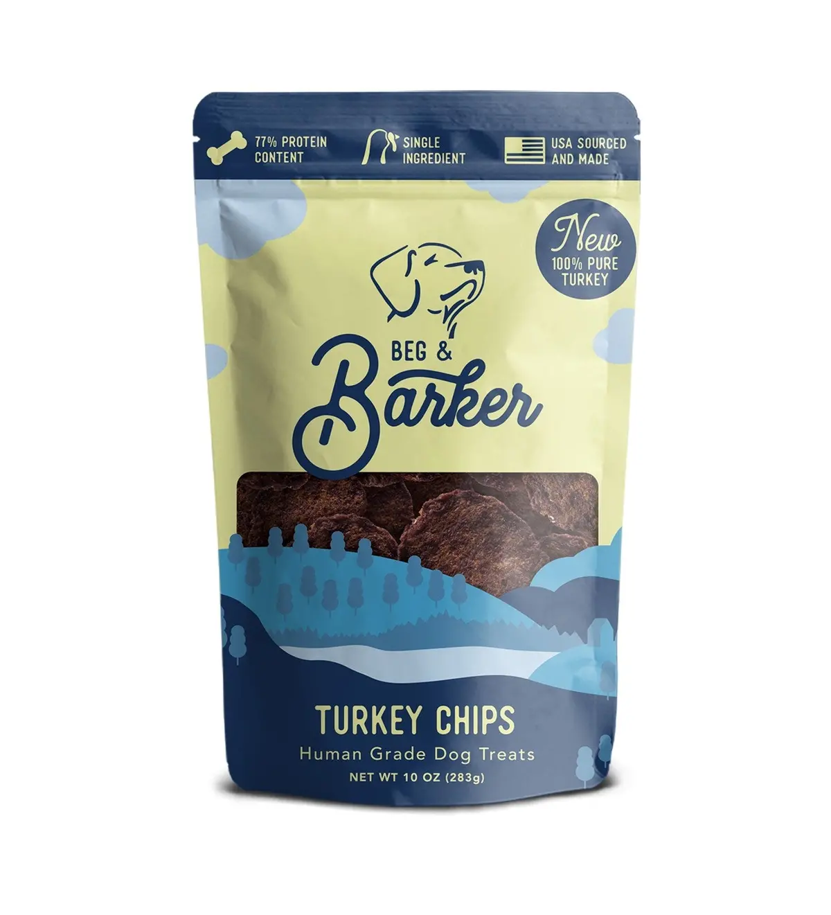 Beg & Barker Whole Turkey Chips Dog Treats 1