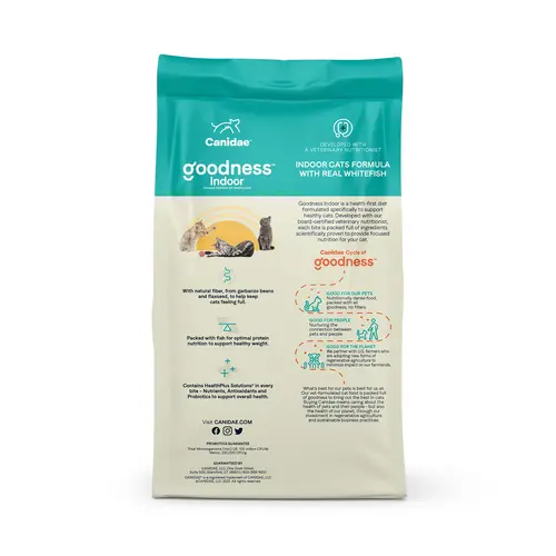 Canidae® Goodness For Indoor Cats Formula With Real Whitefish Dry Cat Food 2