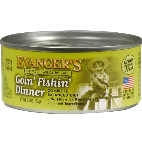 Evanger's Heritage Classic Goin’ Fishin’ Dinner For Cats 1