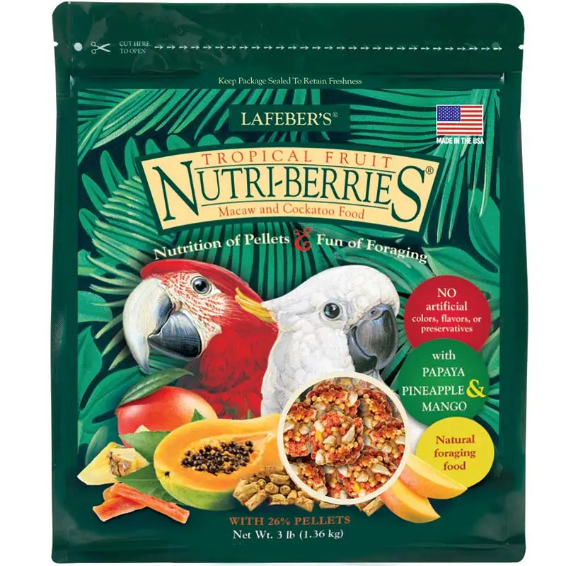 Lafeber Tropical Fruit Nutri-Berries For Macaws & Cockatoos 1
