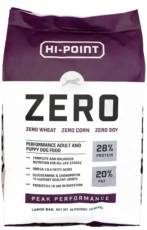 Shawnee Milling Hi-Point Zero Performance Adult And Puppy Dog Food 1
