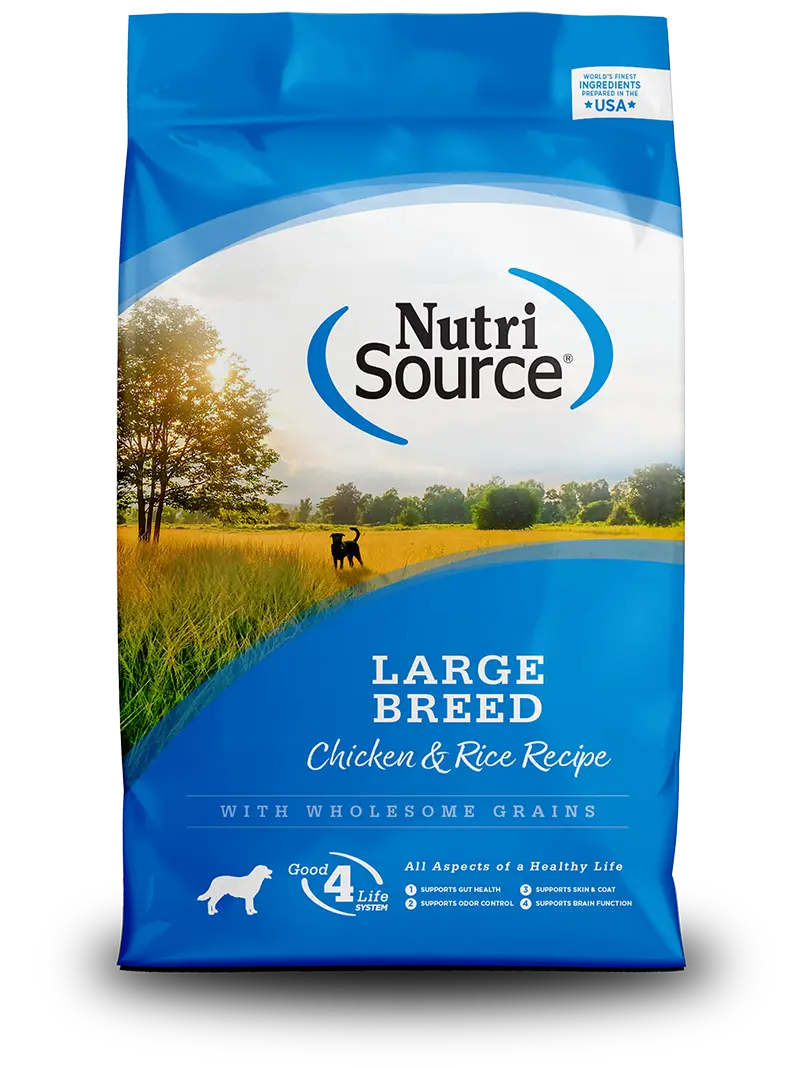 Nutrisource® Large Breed Chicken & Rice Recipe Dog Food 1