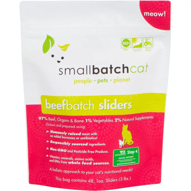 Smallbatch Frozen Beefbatch Cat Food 1