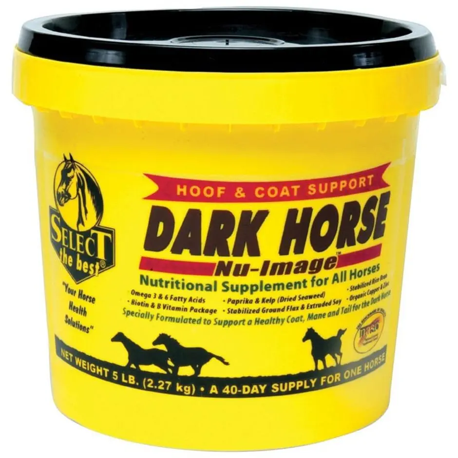 Select The Best Dark Horse Nu-Image Hoof & Coat Support 1