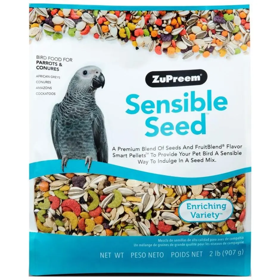 Sensible Seed Bird Food For Parrots & Conures 1