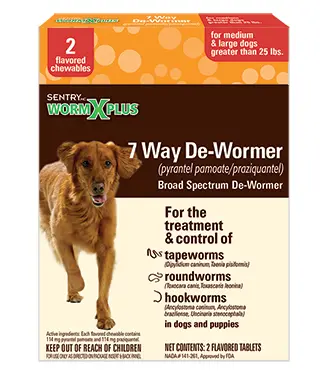 Sentry Hc Worm X Plus 7 Way De-Wormer For Medium & Large Dogs 1