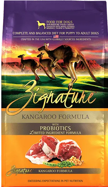 Zignature Limited Ingredient Kangaroo Formula Dry Dog Food 1