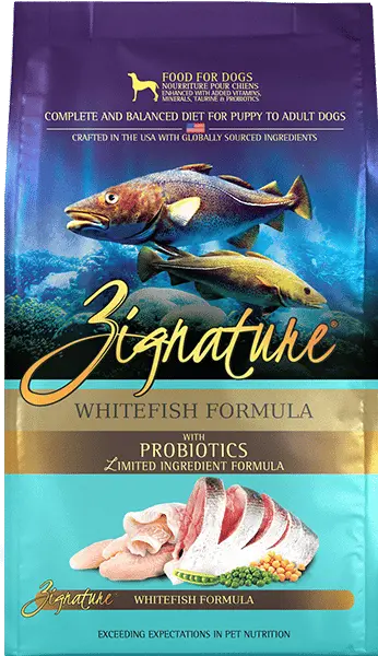 Zignature Limited Ingredient Whitefish Formula Dry Dog Food 1