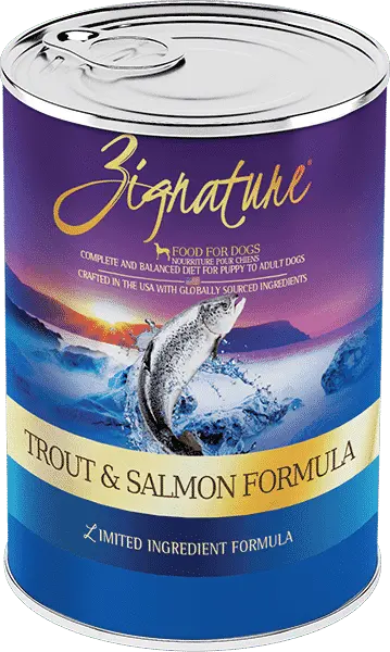 Zignature Limited Ingredient Trout And Salmon Formula Wet Dog Food 1