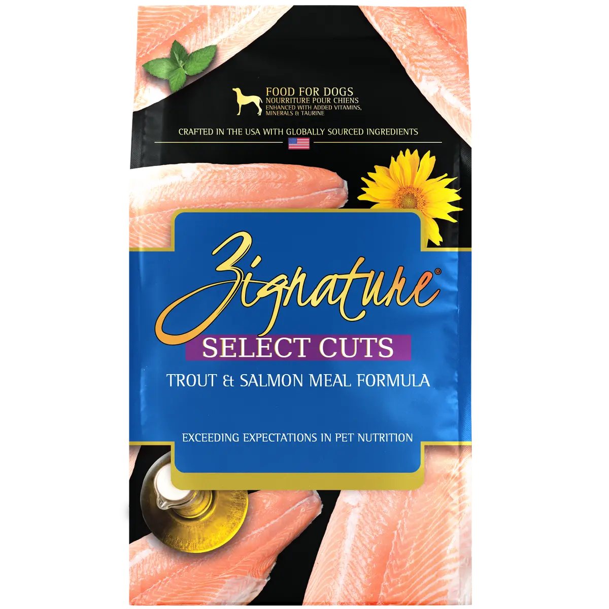 Zignature Select Cuts Trout And Salmon Formula Dog Food 1
