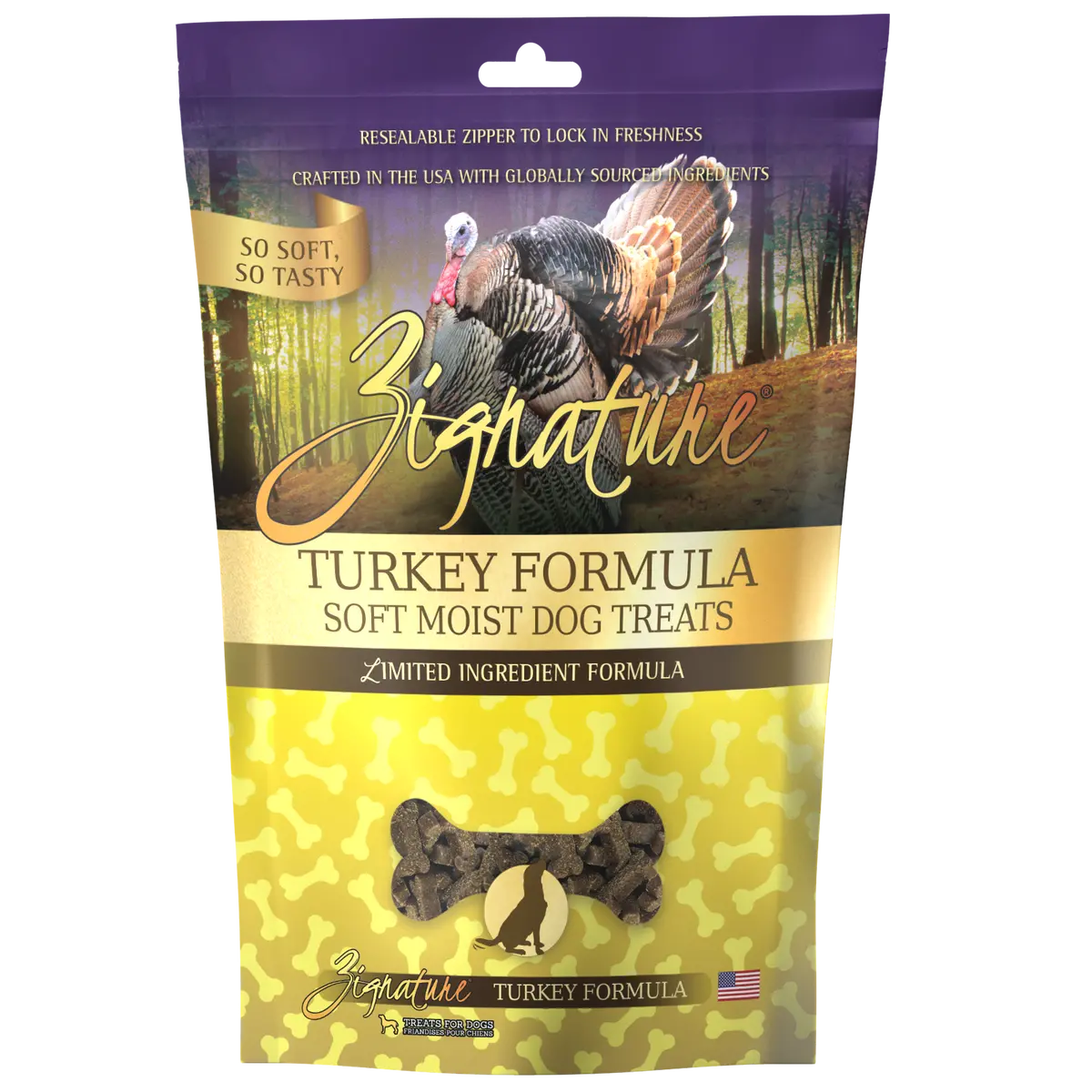 Zignature Turkey Soft Moist Treats For Dogs 1