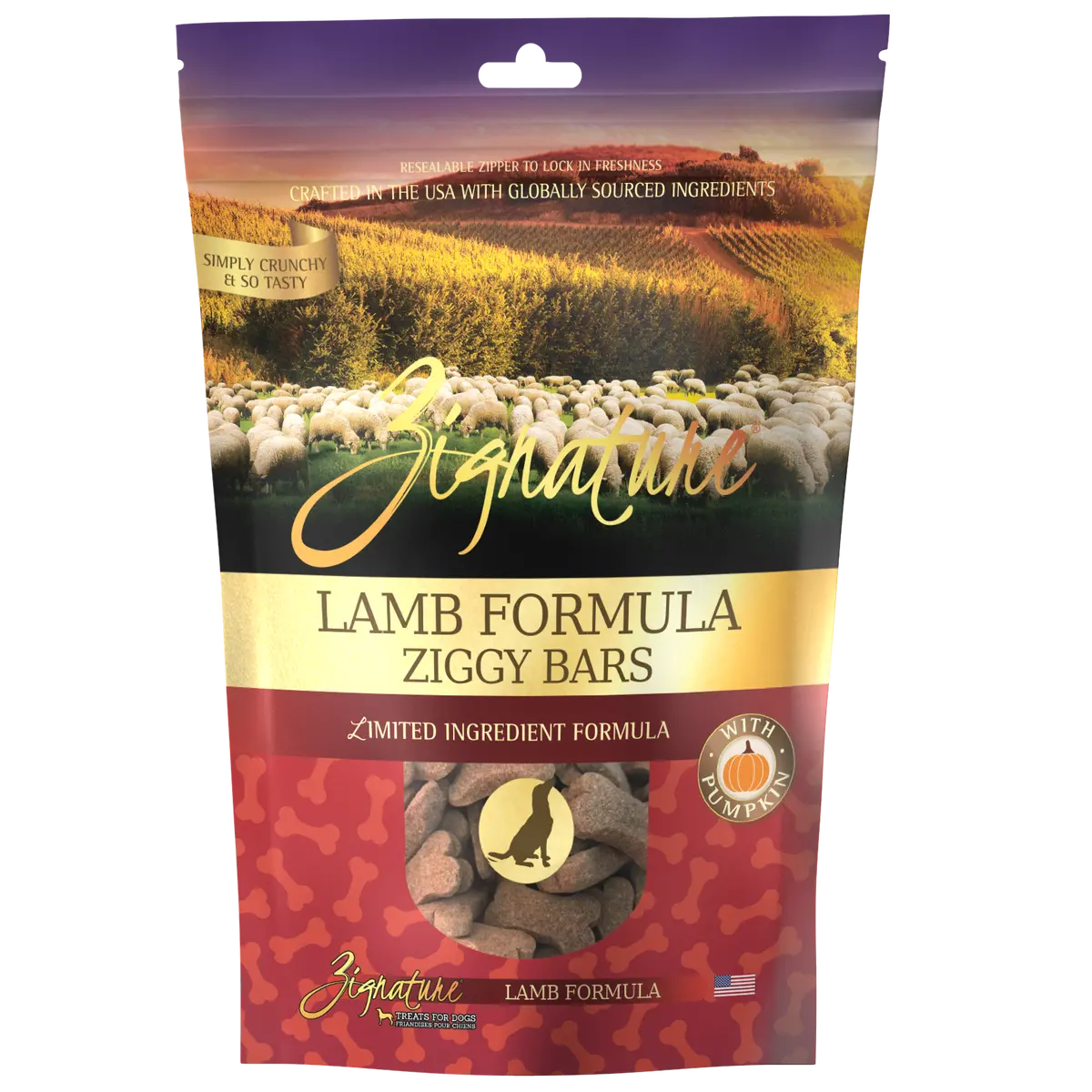 Zignature Ziggy Bars Lamb Formula Dog Treats 1