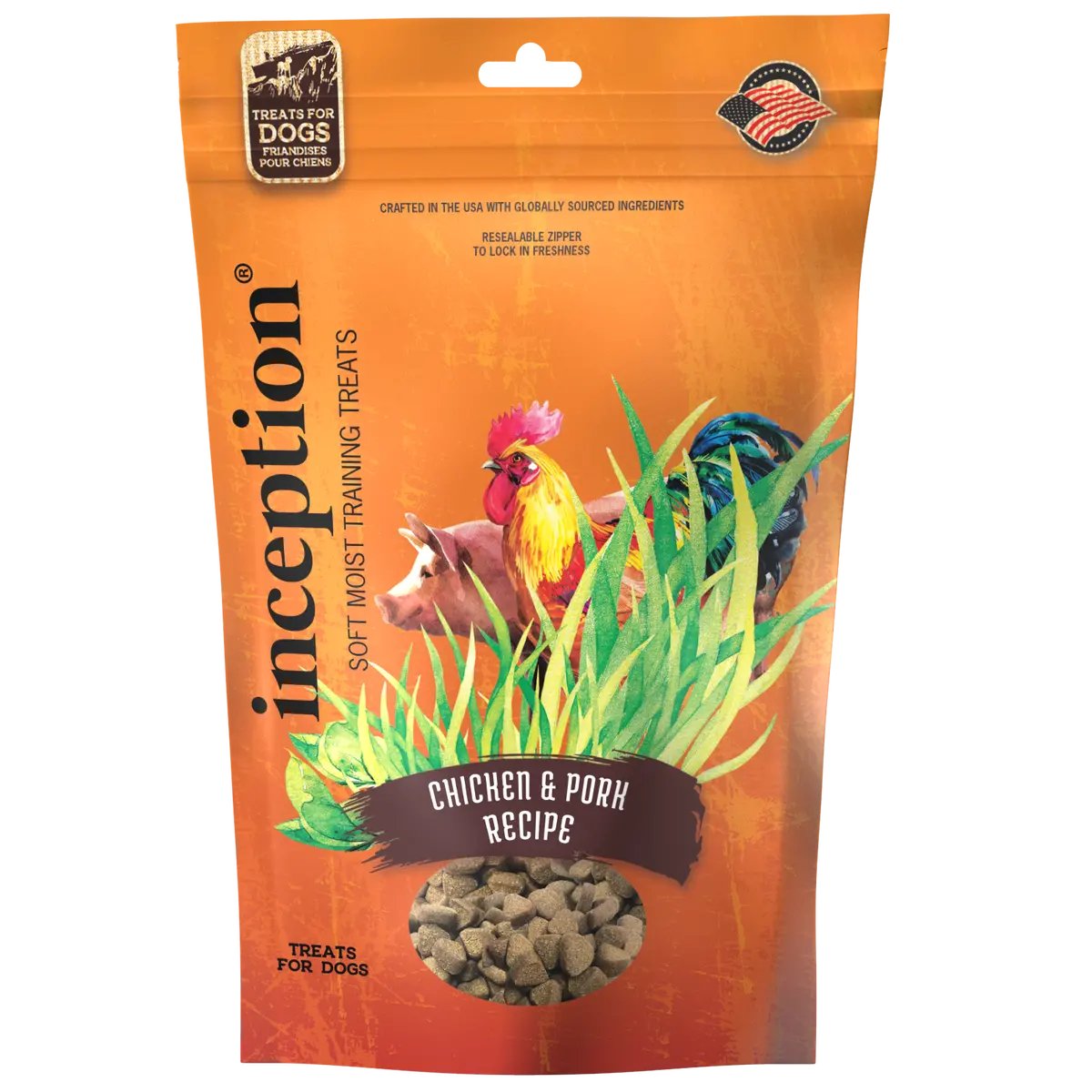 Inception Chicken & Pork Soft Moist Dog Training Treat 1