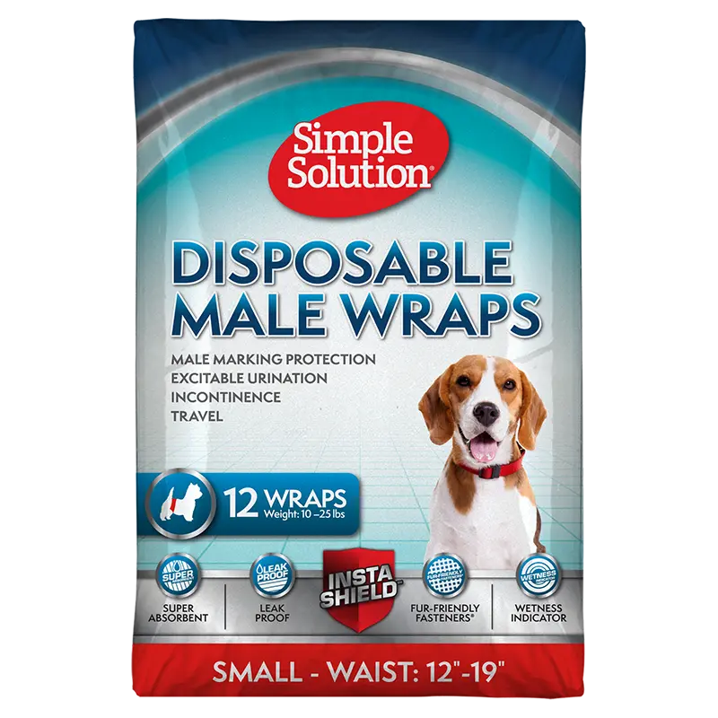 Simple Solution Disposable Male Dog Wraps 1