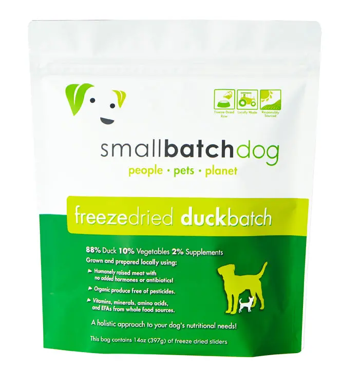 Smallbatch Duckbatch Freeze Dried Dog Food 1