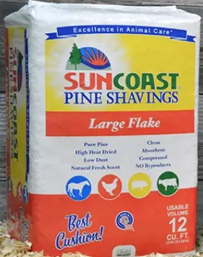 Suncoast® Pine Shavings Bedding Large Flake 1