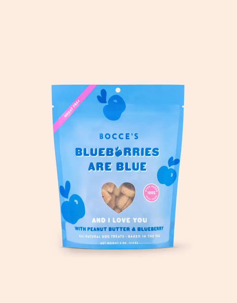 Bocce's Bakery Blueberries Are Blue Biscuits 1