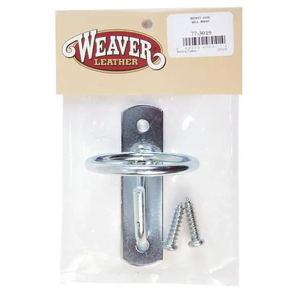 Weaver Leather Bagged Bucket Hook Wall Mount 2" 1
