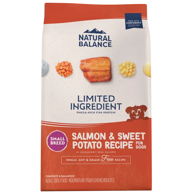 Natural Balance Limited Ingredient Grain Free Salmon & Sweet Potato Small Breed Recipe Dry Dog Food 1