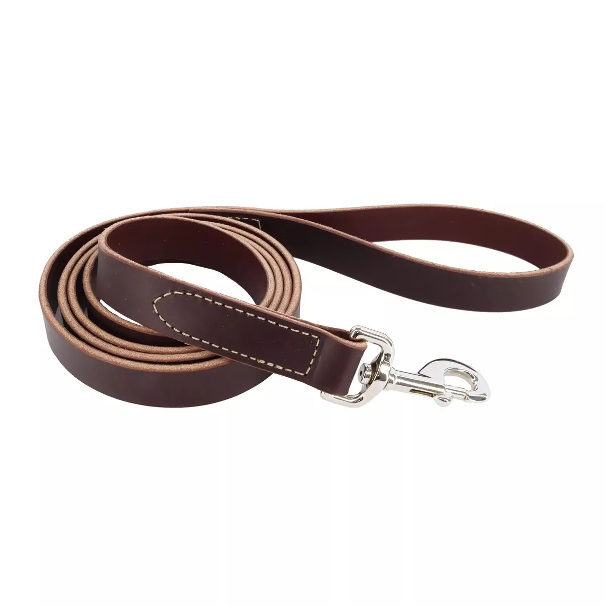 Coastal Pet Products Circle T Latigo Leather Dog Leash 5/8" X 6' 1
