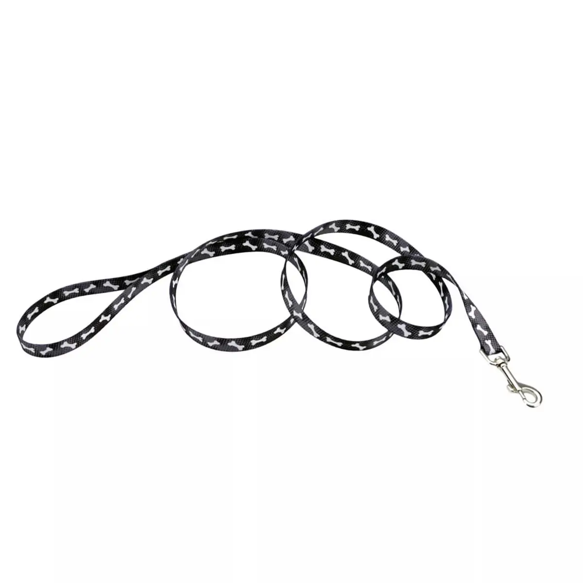 Coastal Pet Products Styles Dog Leash Black Bones 5/8" X 6' 1