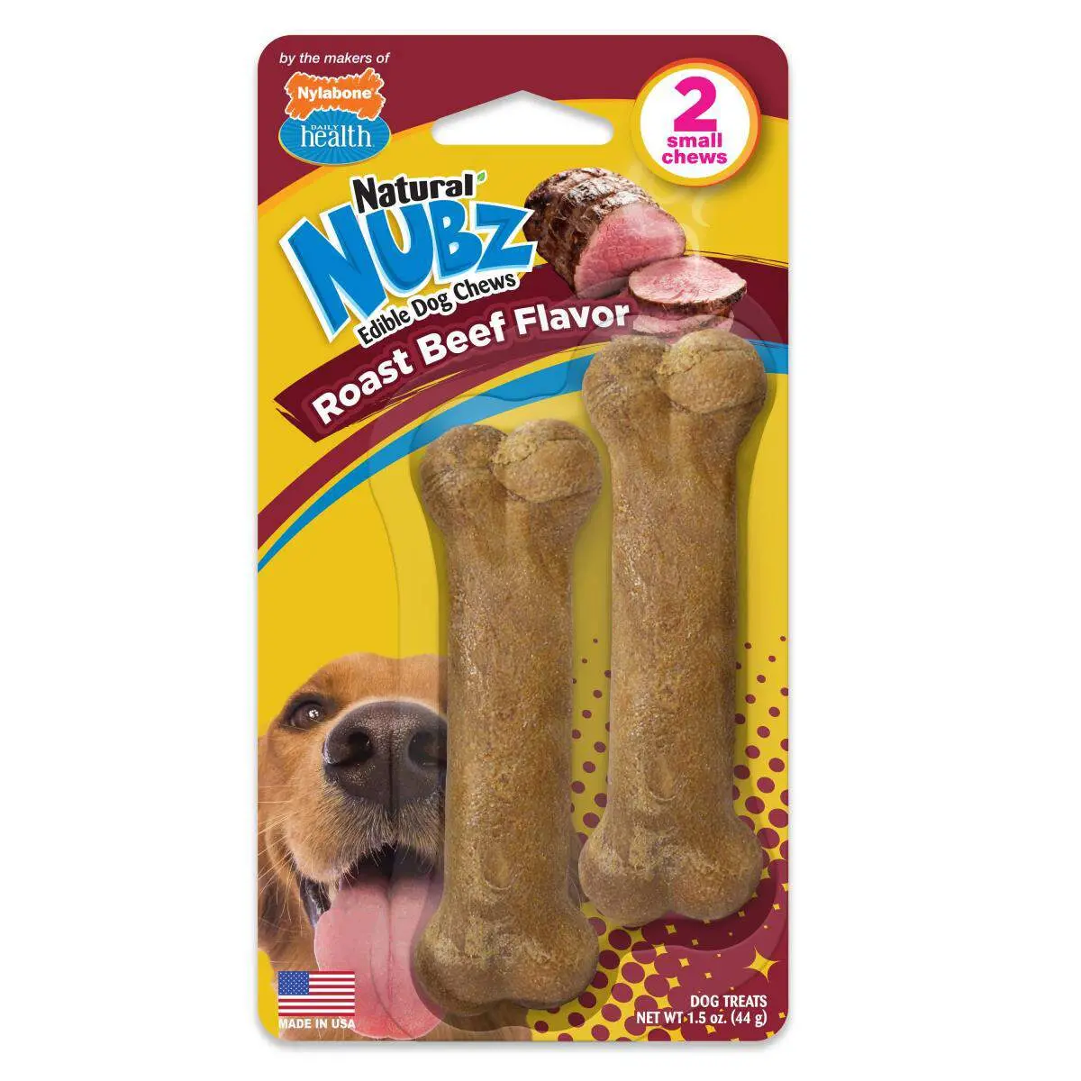 Nylabone Daily Health Roast Beef Chew Treats 1